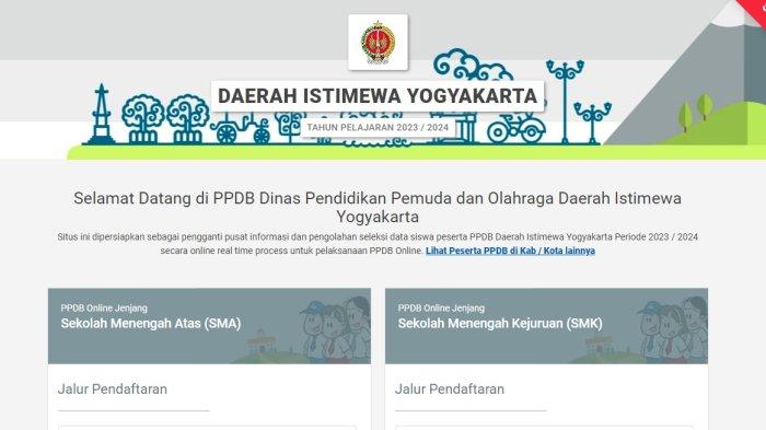 Jadwal PPDB Jogja 2024 Daftar SMA dan SMK Negeri Semua Jalur, Catat Tanggal Pentingnya